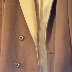 Vintage Wool Mackintosh Tan Pea Coat